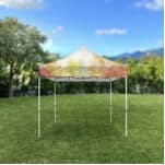 Canopy Tent Tenda 10' x 10' Aluminum Canopy Single-Sided Full Wall Graphic Package