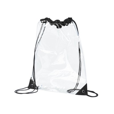 BAGedge PVC Clear Drawstring Bag