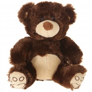 7" Plush Toy Brown Bear Stuffed Animal With Customizable T-Shirt