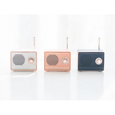 Retro Mini Portable Speaker Wireless BT Speaker Radio