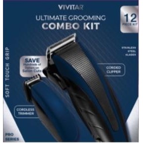 Vivitar® Blue Ultimate Grooming 12-Pc Combo Kit