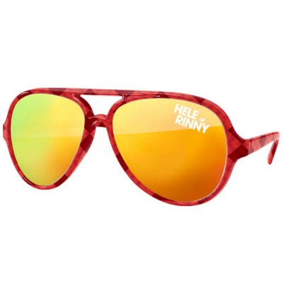 Aviator Sport Mirror Sunglasses