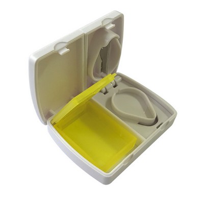 Mini Medical Tablet Cutter Pill Box