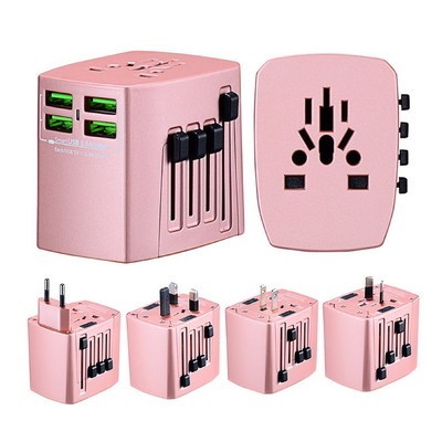 4 USB Ports Travel Charger Adapter