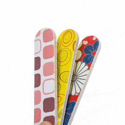 7'' Multi-Color Thick Foam Nail File