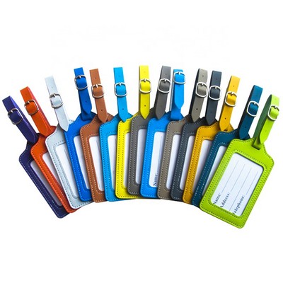 PU Leather Luggage Tag