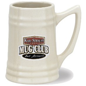 24 Oz. Natural Beige Plain Ceramic Stein