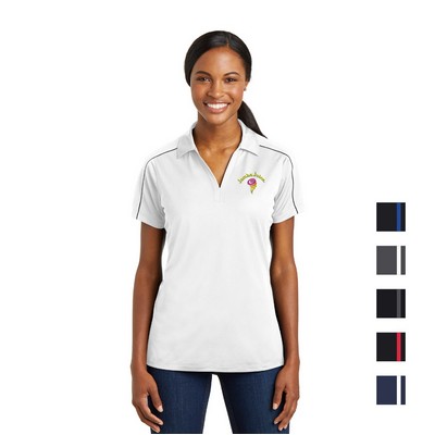 Sport-Tek® Ladies Micropique Sport-Wick® Piped Polo