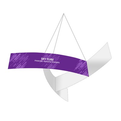 Sky Tube Pinwheel Hanging Banners, Double Sided Package