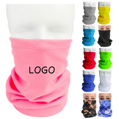 Cooling Tube Bandanna Headband Face Mask/Neck Scarf