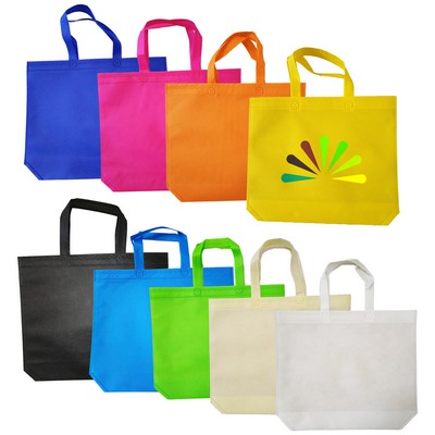 Large Non-woven Shopping Bag 17.75" x 14" w/ 4" Bottom