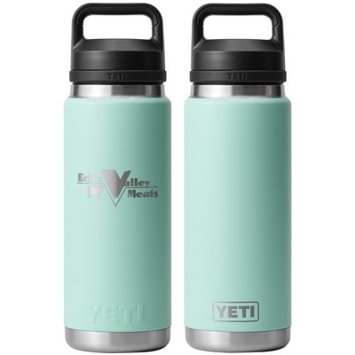 YETI Ramble 26 Oz Bottle with Chug Cap - Laser Engraved