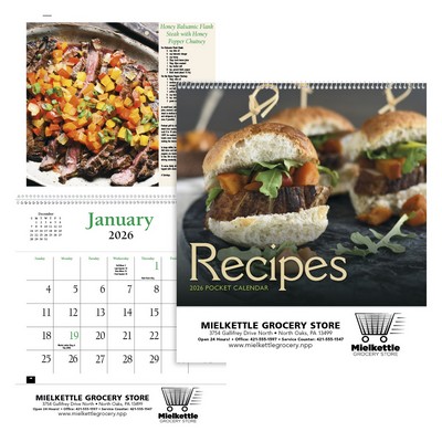 Recipe Pocket Calendar