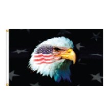 Patriotic Eagle Boutique Flag (3'x5')