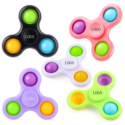 Push Pop Rotatable Fidget Spinner Toy