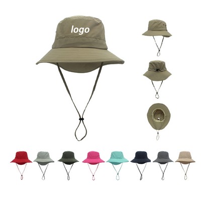 Bucket Hat With Adjustable Strap