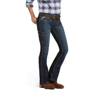 Rebar® Mid Rise Durastretch™ Riveter Bootcut Hallow Jeans