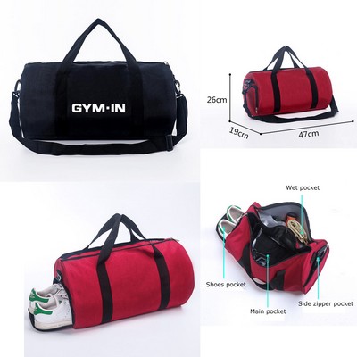 Wet and Dry Separated Oxford Tote Bag Swimming Bag Gym Bag for Beach/Fitness/Travel