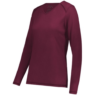 Ladies' Super Soft-Spun Poly Long Sleeve Tee