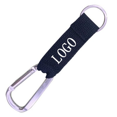 Mountaineer Buckle/Carabiner Lanyard With Key Ring