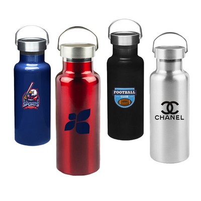 17 oz. BPA free Stainless Steel Canteen Sports Water Bottles