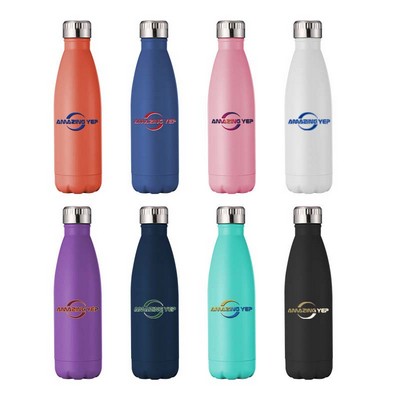 Cola-Shaped Vacuum Stainless Bottle 17oz.