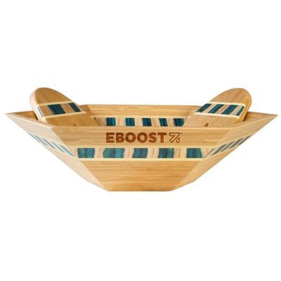 Baltique® Mykonos Salad Bowl & Salad Hands Set