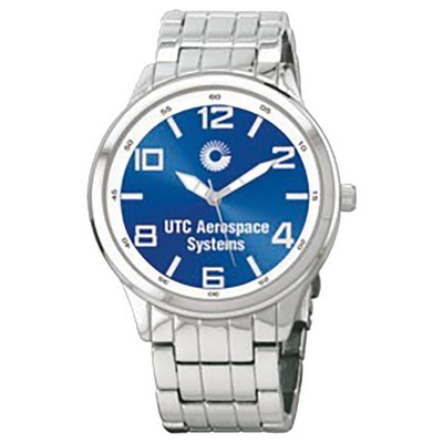 Unisex Dress Watch With Blue Dial