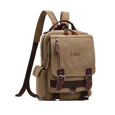 Canvas Shoulder Backpack