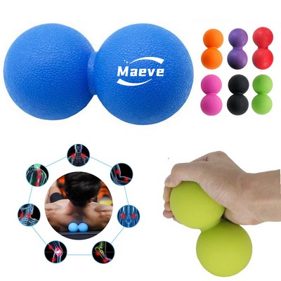 Food Grade Silicone Double Lacrosse Massage Ball