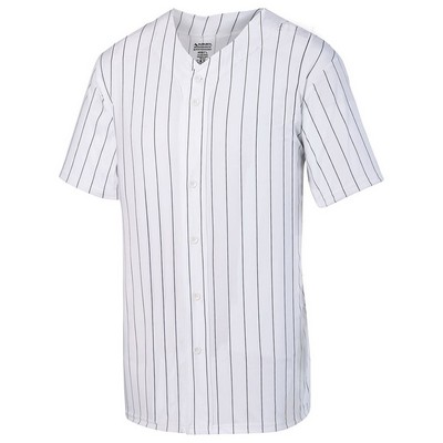 Augusta Youth Pin Stripe Baseball Jersey