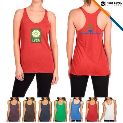 Next Level® 4.3 Oz. Tri-Blend Racerback Tank Tops