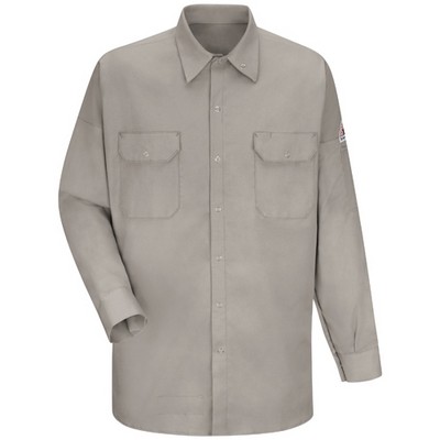 Bulwark™ Men's Welding Work Shirt - Silver Gray