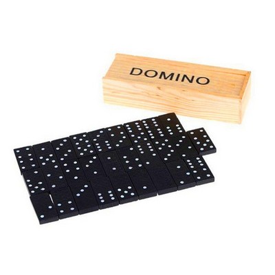 Wooden Domino Blocks Set