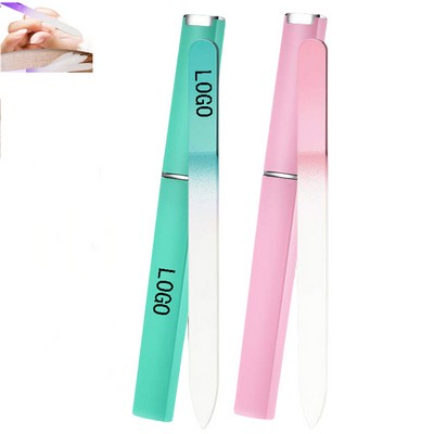 Glass Nail File with Case