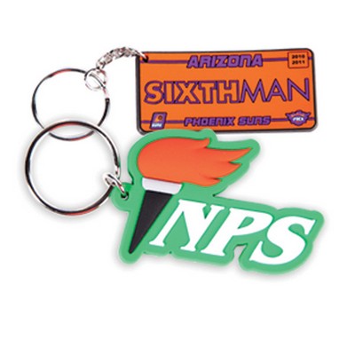 3" Keychain - 3D PVC