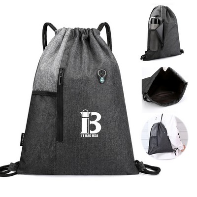 Waterproof Oxford Drawstring Backpack