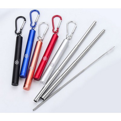 Reusable Metal Straw Kit