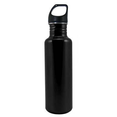 26 oz. Black Stainless Steel Excursion Bottle