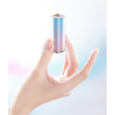 5000 mAh Gradient Color Power Bank Straight Stick Power Bank