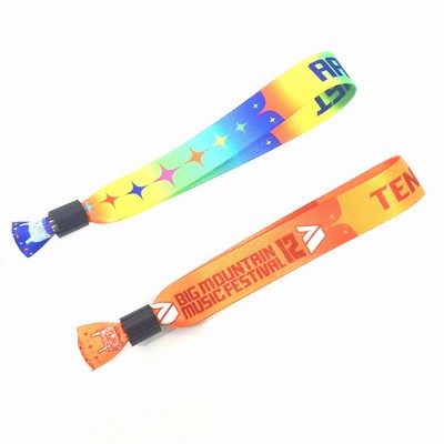 Sublimated Event Wristbands w/ Locking Bead