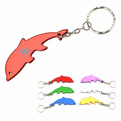 Dolphin Keychain Bottle Opener