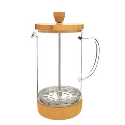 GROSCHE MELBOURNE Premium French Press with Bamboo Lid and Cork Base | 34 FL OZ/ 1000 ML