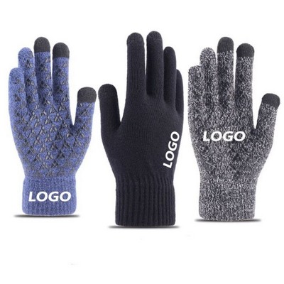 Men/Women Winter Anti Slip Texting Gloves