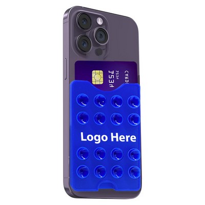 Silicone Suction Cup Phone Card Holder