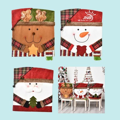 Festive Christmas Chair Cover for Seasonal Decor