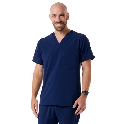 Men's UltraStretch Multi-Pocket Scrub Top