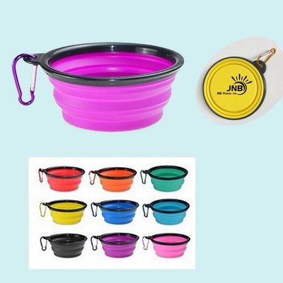 Pet Collapsible Feeding Bowls for Walking