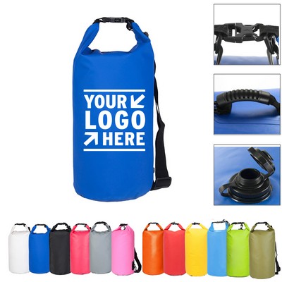 210T Ripstop Polyester Waterproof Dry Bag w/ Adjustable Strap