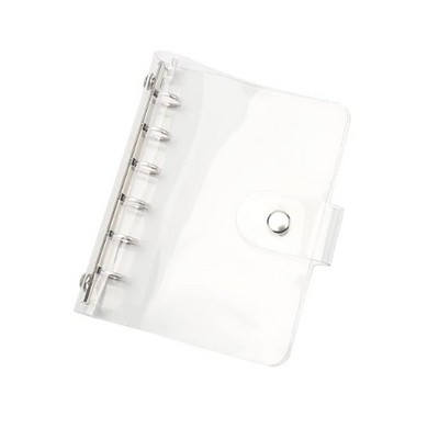 A7 Clear Soft Pvc Round Ring Binder